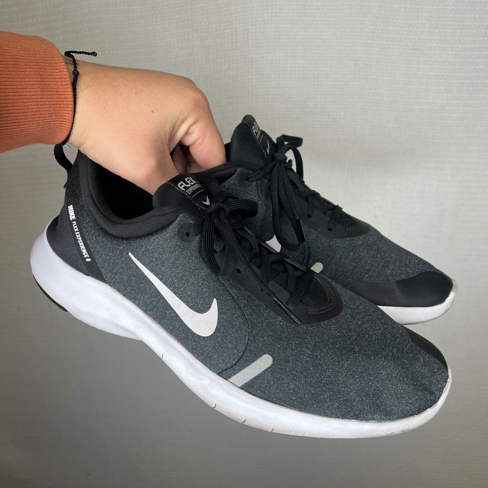 Nike Flex Experience RN 8 Mens Running Shoes Black Grey White AJ5900-013 Size 11